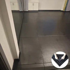 High Density Fitness Gym Rubber Flooring 15mm-50mm Interlock Shockproof Tile Anti Skid Anti Static Eco Friendly Protective Floor