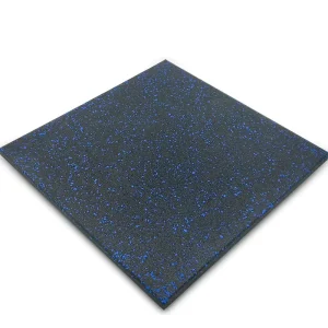High Density Gym Rubber Flooring 3-12mm Thick Noise-Proof Protective with EPDM Granules HT-005 CE Certified
