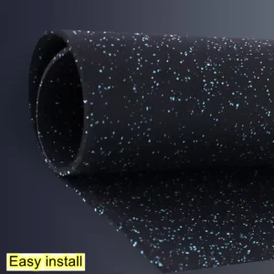 High-Density Gym Rubber Flooring Roll Durable Shock-Absorbing Mats for Professional Fitness Centers