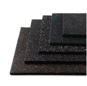 High Density Indoor Fitness Star-studded Rubber Tile Fitness Rubber Mats Gym Rubber Flooring Tile