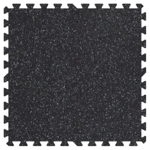 High-Density Indoor Gym Interlocking Rubber Flooring Tiles