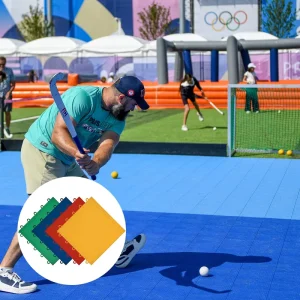High Density Indoor Outdoor Plastic Roller Skating Rink Hockey Flooring Tile