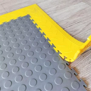 High Density Industrial Floor PVC Tiles Anti-Slip Interlocking Workshop Floor Mats Garage Floor Tiles