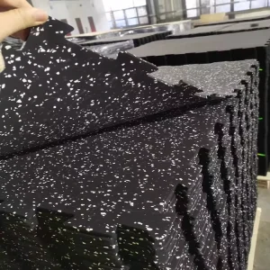High Density Interlocking Rubber Floor Tiles for Home Gym Play Workout Garage Kitchen Flooring