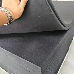 High-Density Interlocking Rubber Gym Floor Mat Roll with Shock Absorption
