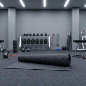 High Density Noise proof Gym Rubber Flooring