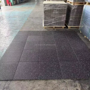High-Density Non-Toxic Formaldehyde-Free Anti-Slip Rubber Cushion Mats for Fitness Venues