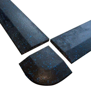 High-Density Nontoxic EPDM Rubber Gym Floor Edge Strips and Corner Protection