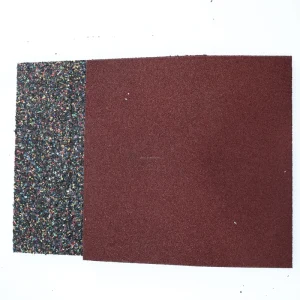 High-Density Outdoor Rubber Flooring Playground Rubber Mat Tile Customized Size Rubber Playground Flooring for Fitness