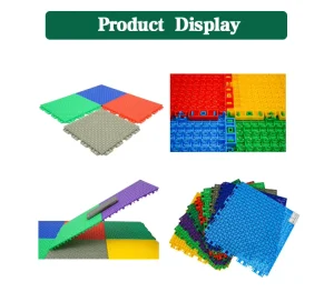 High-Density PP Plastic Interlocking Sports Flooring Tiles with Waterproof Drainage for Outdoor Use