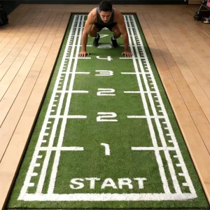 High Density PP Soft Indoor Gym Artificial Grass Mat for Fitness Turf Flooring