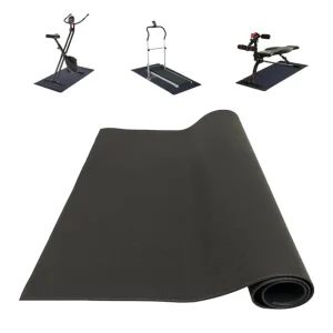High Density PVC Eco Friendly Foam Treadmill Mat Durable Exercise Bike Trainer Fitness Equipment Mat for Gym Use