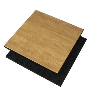 High-Density PVC Wood Grain Rubber Flooring, Eco-Friendly, Anti-Slip, Shock-Absorbing for Household, Gym, and Commercial Use