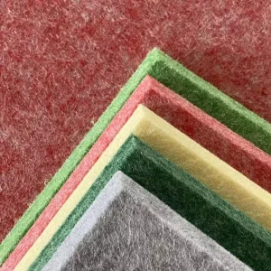 High Density Polyester Acoustic Panels for Home Studio Sound Absorbing Wall Tiles DIY Install