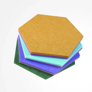 High Density Polyester Fiber Acoustic Panel Fireproof PET Acoustic Panel Stylish Decor 3D Wall Panel for Office