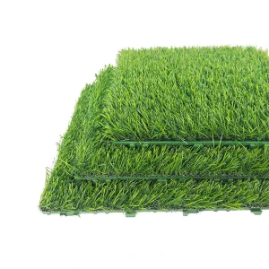 High Density Portable Indoor and Outdoor Durable Sports Flooring High Quality Interlocking Artificial Grass Tiles