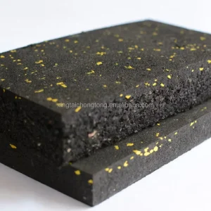 High-Density Rubber Mat for Gym and Sports Equipment Anti-Slip Protective Flooring