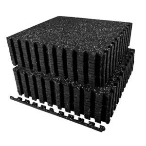 High-Density SBR Rubber Floor Tile Wear-Resistant Anti-Vibration Heavy-Duty Flooring for Warehouses and Workshops