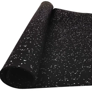 High-Density SBR Rubber Roll with Colored EPDM Granules for Commercial and Home Gyms