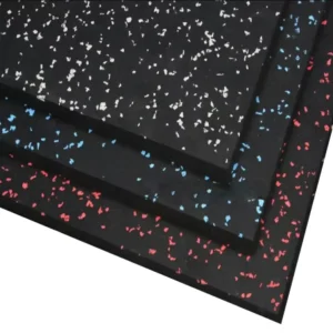 High-Density Shock-Absorbing Gym Rubber Floor Tile