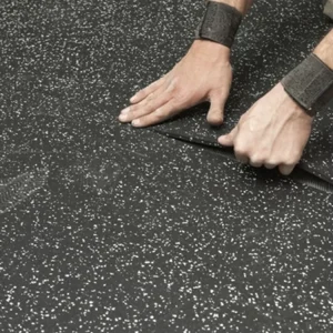High Density Shock-Absorbing Noise-Reduction Gym Rubber Flooring Mats Sports Floor Tiles