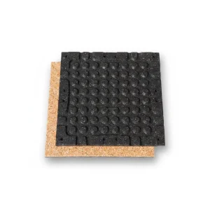 High-Density Wood-Grain Rubber Mats Odorless Shock-Absorbing Anti-Slip Interlocking Gym Fitness Flooring