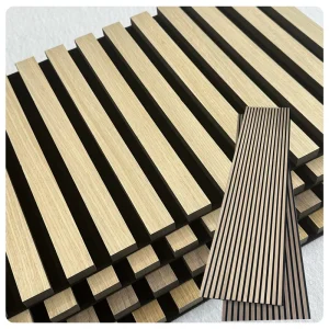 High Density Wood Veneer Sound Proof Sound Insulation Ceiling Panels Wall Decor Paneller Acoustic Wall Panel