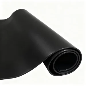 High Durable Anti-Shock Rubber Gym Workout Mat with Non-Slip Surface 3mm Thick Roll for Indoor Use