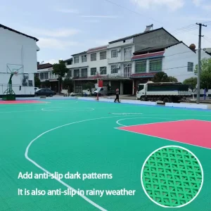 U280 PP Portable Sports Field Interlocking Suspended Floor Tiles for Outdoor Use