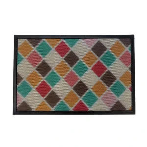 High Elastic TPE Door Mat Anti Slip Waterproof Floor Mat Interlocking Carpet Tiles for Hotel Home Office