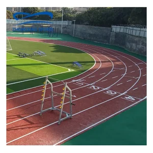 High-Elasticity Sports Flooring Polyurethane Running Track All-Weather Synthetic Track Surface for Athletic Training