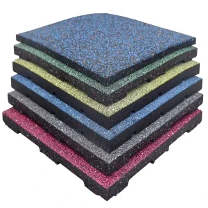 High Elasticity Wear Resistant and Non Slip Outdoor Rubber Floor Mat 50*50*3cm FN I R24061304 Artificial Grass Product