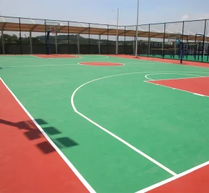 High Gloss Finish Vibrant Color Retention Water Based Acrylic Resin Coating for Basketball Stadium Bleachers Courts Eco Friendly