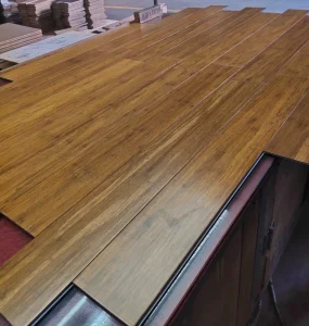 High Hardness VSPC Flooring Vinyl Parquet SPC Flooring Water Resistant Natural Bamboo Veneer Stone Plastic Composite Flooring