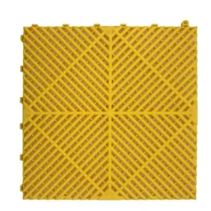 High Load Bearing Interlocking Garage Floor Tiles 18mm PP Plastic Floor Grille for Car Wash