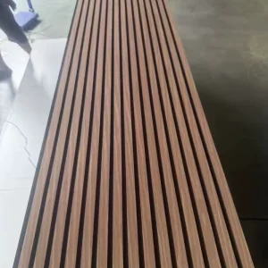 High NRC Sound Absorbing MDF Slat Acoustic Panel Home Theater Wall Decor