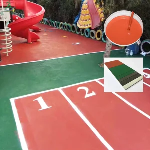 High Performance Eco Friendly Shock Absorption Anti Slip Acrylic Durable Wear Resistant Surface Topcoat Sports Floor