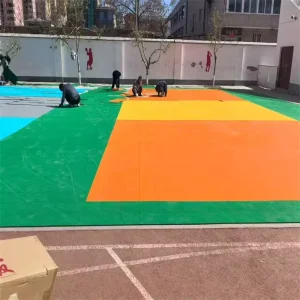 High Performance Pickleball Court Floor Mat Portable Indoor and Outdoor Plastic Modular PP Sport Flooring Tiles for Sport Club