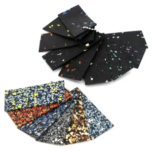 High Productivity High Quality Black Gym Floor Roll with All Fine Granule 3-15mm Thickness Straight Shape for Exercise Equipment