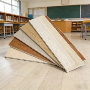 High Quality 8mm Thick Luxury SPC Vinyl Plank Tiles Click Lock Indoor Wooden PVC Graphic Design Traditional Flooring Solution