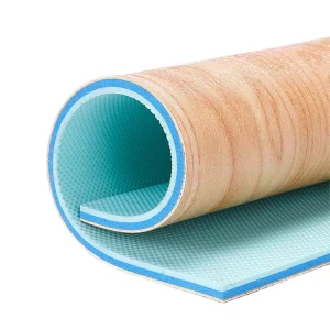 High Quality Basketball Badminton Court Gym Vinyl Floor 6mm 8mm Anti Slip High Rebound Wood Grain Pvc Sports Flooring