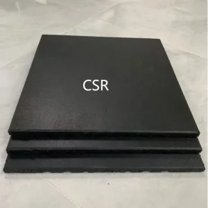 High Quality Black Gym Rubber Floor Mat for Gym Business Use