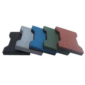 High Quality Dog Bone Horse Stable Rubber Tile Flooring with High Shock Absorption