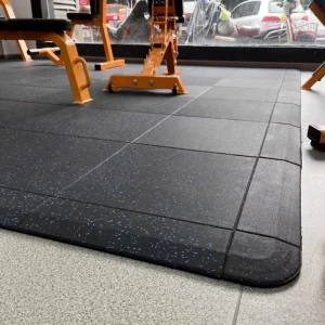 High Quality Durable EPDM Rubber Flooring Interlock Colorful Fleck Water-Resistant Shock-Absorbing Non-Slip Soundproof CE