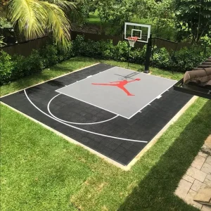High Quality Easy Assembled PP Sports Floor Modular Interlocking Tiles for Outdoor Basketball Court