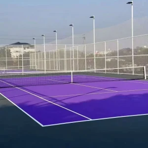 High Quality Eco Friendly Anti Slip Wet Pour Rubber Flooring for Basketball and Tennis Courts Indoor Outdoor Use