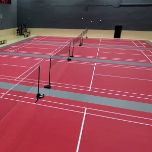 High Quality Eco Friendly PVC Sports Vinyl Flooring Badminton Court Carpet