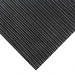 High Quality Electrical Insulation Safety Fine Ribbed Industrial Rubber Flooring Mat
