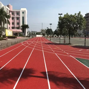 High Quality Full PU Running Track Material High Standard Athletic Stadium Playground Field EPDM Rubber for Soccer