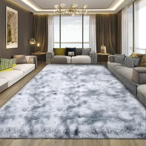 High Quality Handmade Anti-Slip Fluffy High Pile 8-12mm Thick Carpet Floor Mats Soft Shaggy Rugs Modern Washable Home Decor